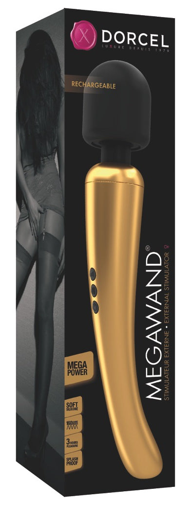 MegaWand Dorcel - Kop 55 mm Goud