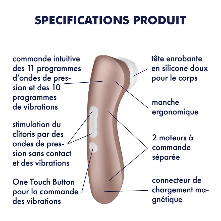 Satisfyer Pro 2 Vibratie - Brons 