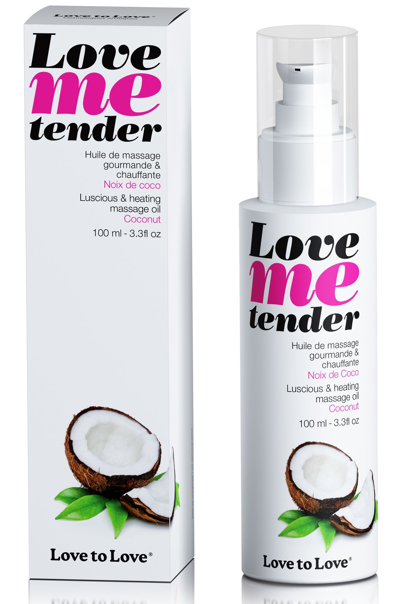 Huile de massage Love Me Tender Noix de Coco 100ml