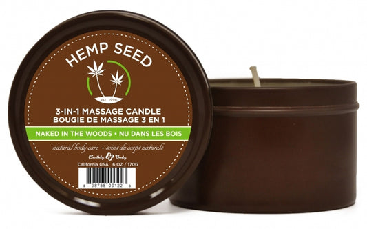 Naked in the Wood Massagekerze 170g