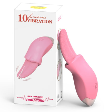 Langue vibrante Sex Tongue 10 Vibrations