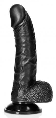 RealRock Curved Balls-dildo 12,5 x 3,6 cm zwart 