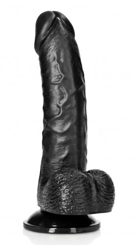 RealRock Curved Balls-dildo 12,5 x 3,6 cm zwart 