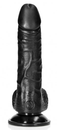 RealRock Curved Balls-dildo 12,5 x 3,6 cm zwart 