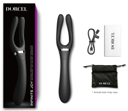 Multifunktionsstimulator Infinite Joy Dorcel Schwarz oder Lila 