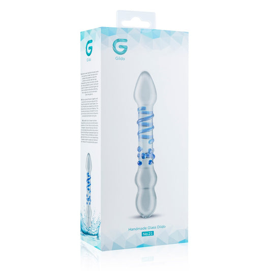 Glazen dildo nr. 21 - 20 x 3,4 cm