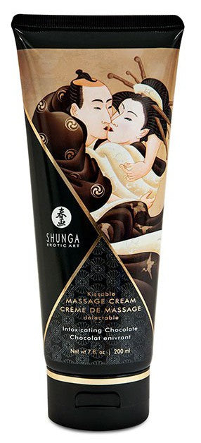 Crème de massage Comestible CHOCOLAT Enivrant - 200m