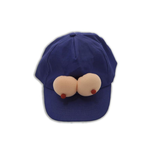 Casquette Bleue avec Seins