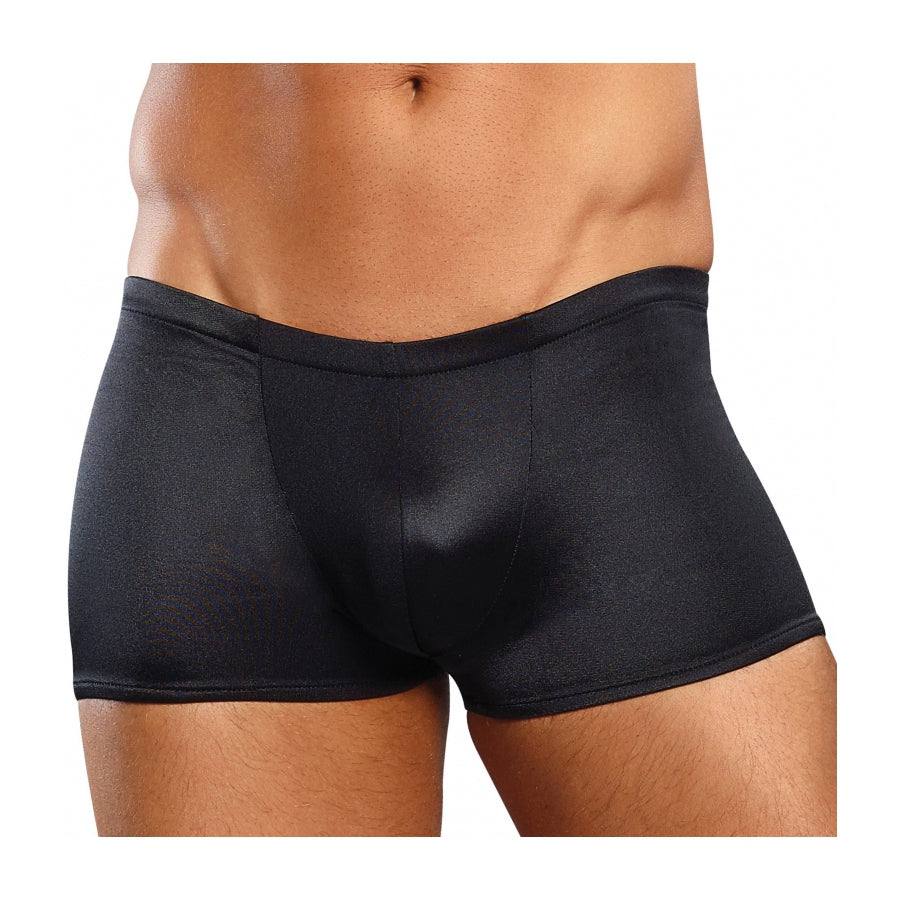 Satin-Boxershorts in Schwarz 