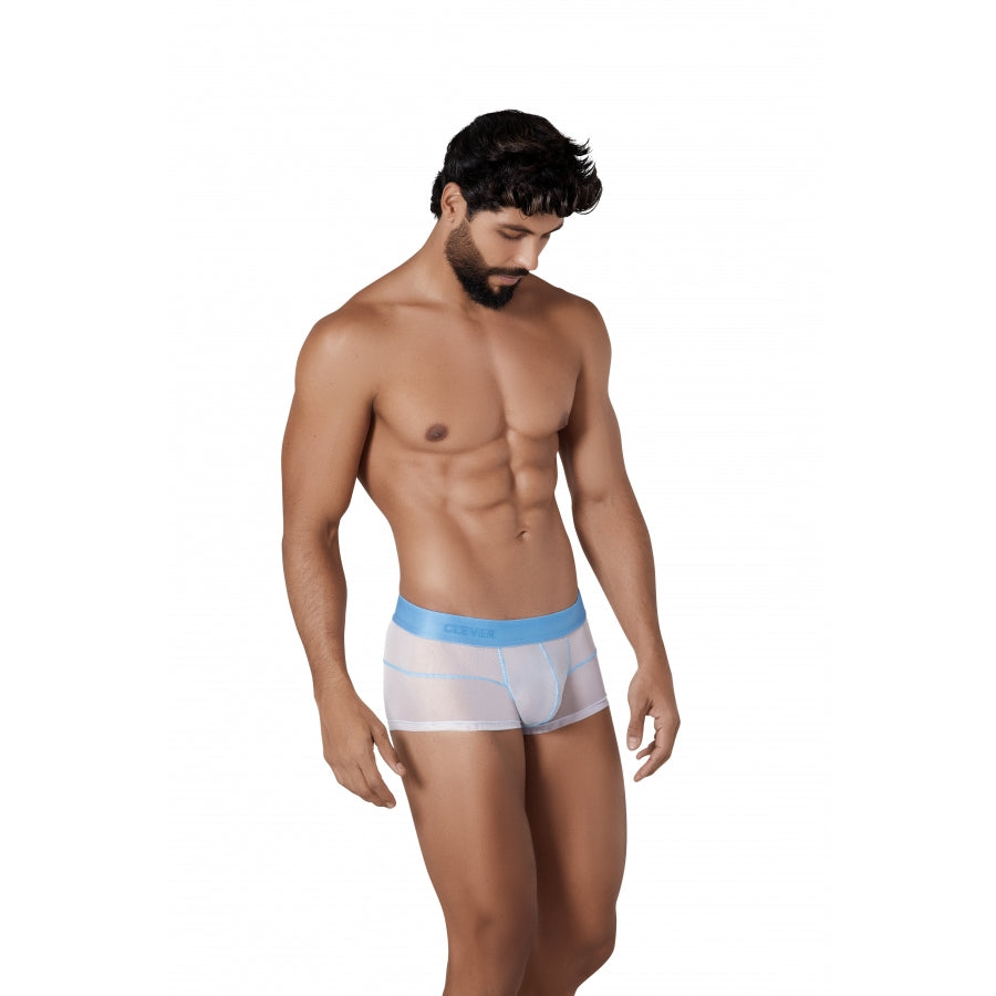 Transparante boxer Hunch Trunks Wit-Blauw Clever