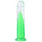 Transparante Jellis S fosforescerende dildo 17 x 3,3 cm 