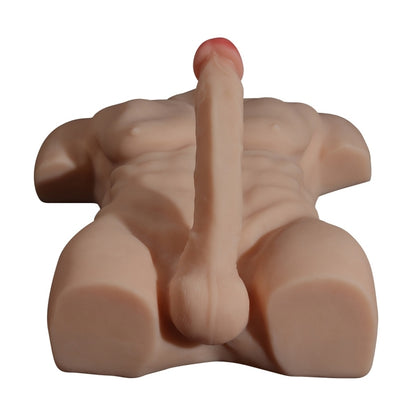 Masturbateur Buste et Pénis articulé Torso Man Sexe de 20cm