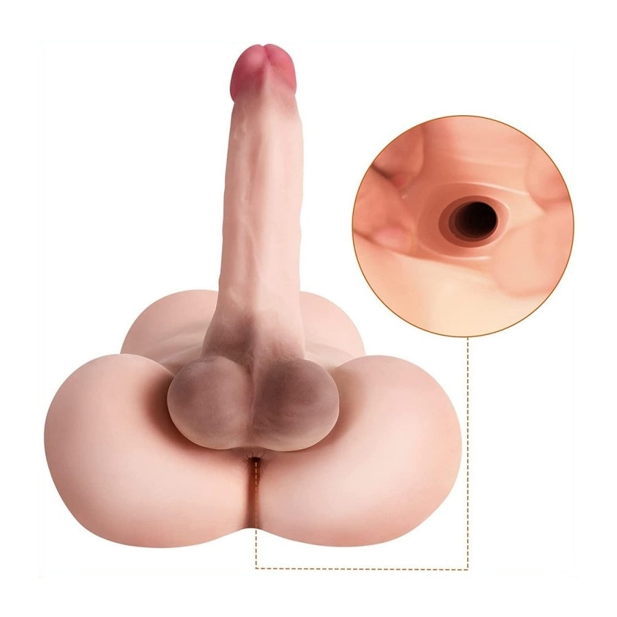 Kontmasturbator met gelede penis Joli Dandy Sex 18cm