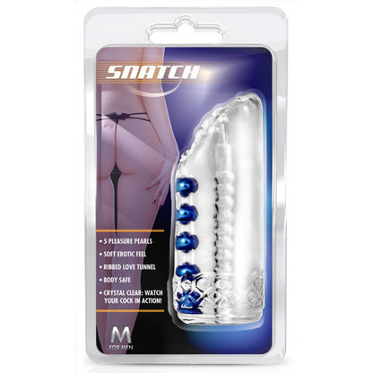 Snatch Soft Masturbator Transparent-Blau