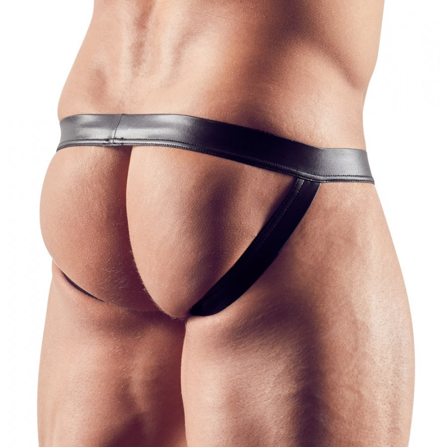 Jockstrap MUNIX Imitation Vinyle Noir