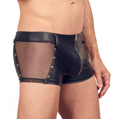 NAXIS Imitatieleren Boxershort Zwart 