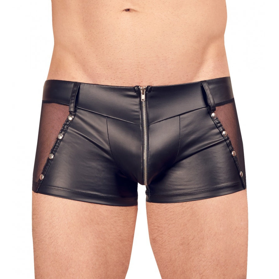 NAXIS Imitatieleren Boxershort Zwart 