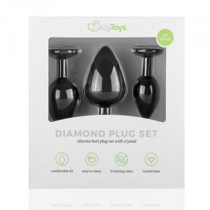 Pack de 3 plugs Bijou