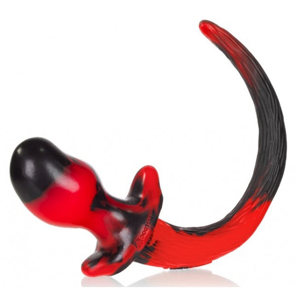 Plug Queue de chien Mastiff 12 x 7 cm Rouge