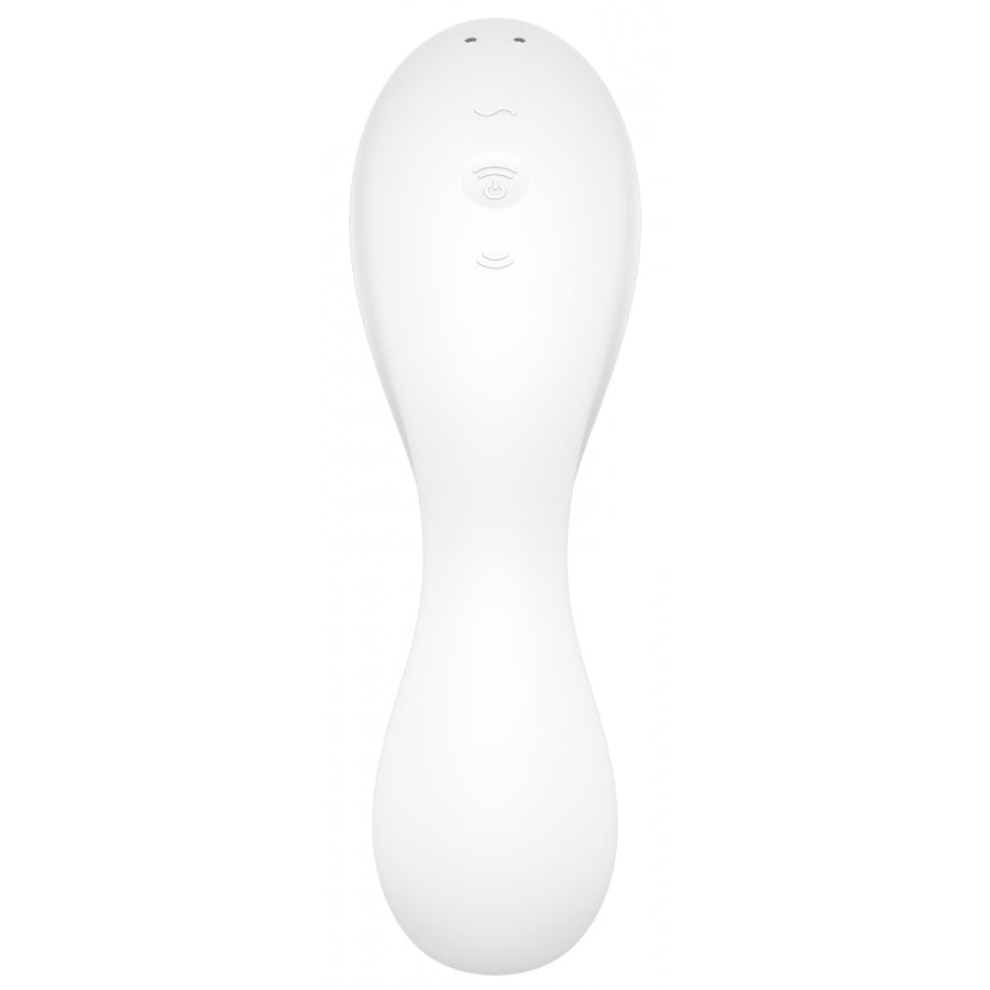 Stimulateur de clitoris connecté Curvy trinity 5+ Satisfyer Blanc