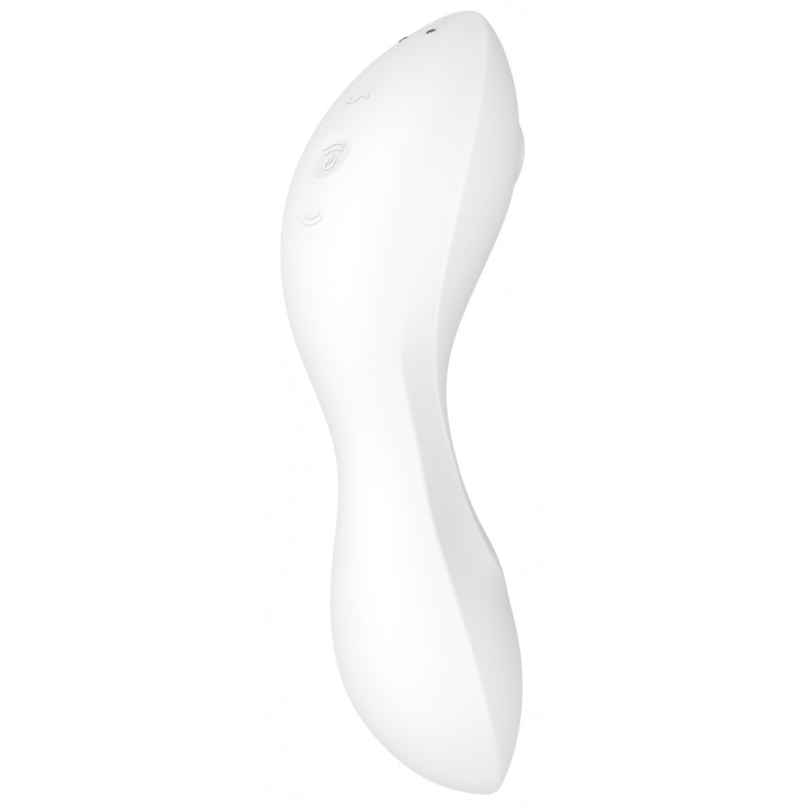 Stimulateur de clitoris connecté Curvy trinity 5+ Satisfyer Blanc