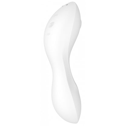 Stimulateur de clitoris connecté Curvy trinity 5+ Satisfyer Blanc